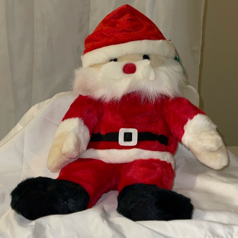 Santa large beanie baby by Ty